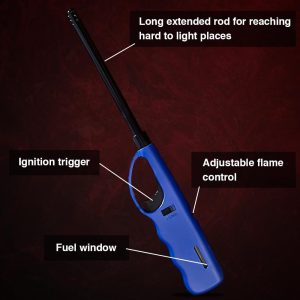 DISPAU 3 mecheros de barbacoa recargables de gas de seguridad para barbacoa y encendedor de gas Clipper - Image 4