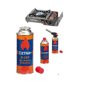 Camping Gas Cartucho de Gas resellable CP250, Paquete de 4 & 8 Extra+ DISPAU - Image 3