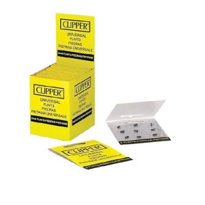 Pack de Clipper 48 Mecheros Encendedores Liso Soft Touch All Black Negro CP11RH + 5 Gas ISOBUTANO para MECHEROS + Clipper 2 Paquete de 9 Piedras de Mechero - Image 4