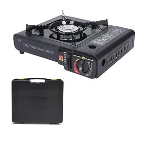 COCINA PORTÁTIL DOBLE + QUEMADOR GAS 4 BOTELLAS MALETÍN ESTUFA CAMPING Hornillo de Gas Individual & Cartuchos de Gas Butano 227g - Compatible con Cocinas Portátiles y Sopletes - Image 7