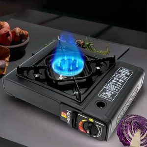 COCINA PORTÁTIL DOBLE + QUEMADOR GAS 4 BOTELLAS MALETÍN ESTUFA CAMPING Hornillo de Gas Individual & Cartuchos de Gas Butano 227g - Compatible con Cocinas Portátiles y Sopletes - Image 6