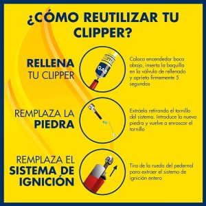 DISPAU Clipper Gas ISOBUTANO 300 ML para MECHEROS, Multicolor Exclusivo de DISPAU (1) - Image 3