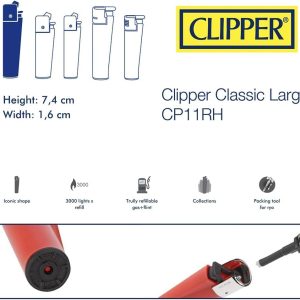 Clipper 4 Mecheros + 1 Botella Gas Azul 300 ml Gas Sirve para Recargar Soplete de Cocina + 9 Piedras de Mechero de Regalo Kit DISPAU Esencial - Imagen 5